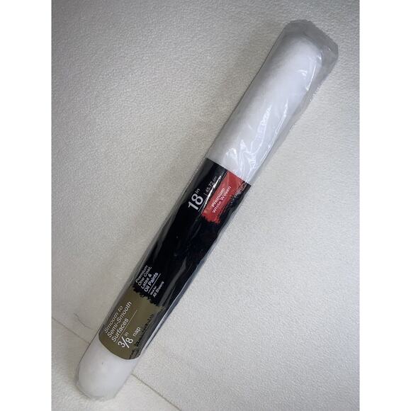 Best Premium White Woven 18" Paint Roller Cover 3/8" Nap Smooth & Semi Smooth - Picture 1 of 9
